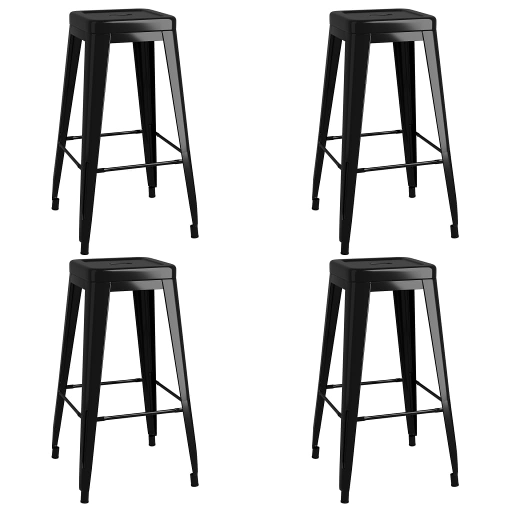 5 Piece Bar Set Black- Kitchen & Dining Furniture Sets - HomeShopIreland - Home Shop Ireland - Kitchen & Dining Furniture Sets - 5 Piece Bar Set Black