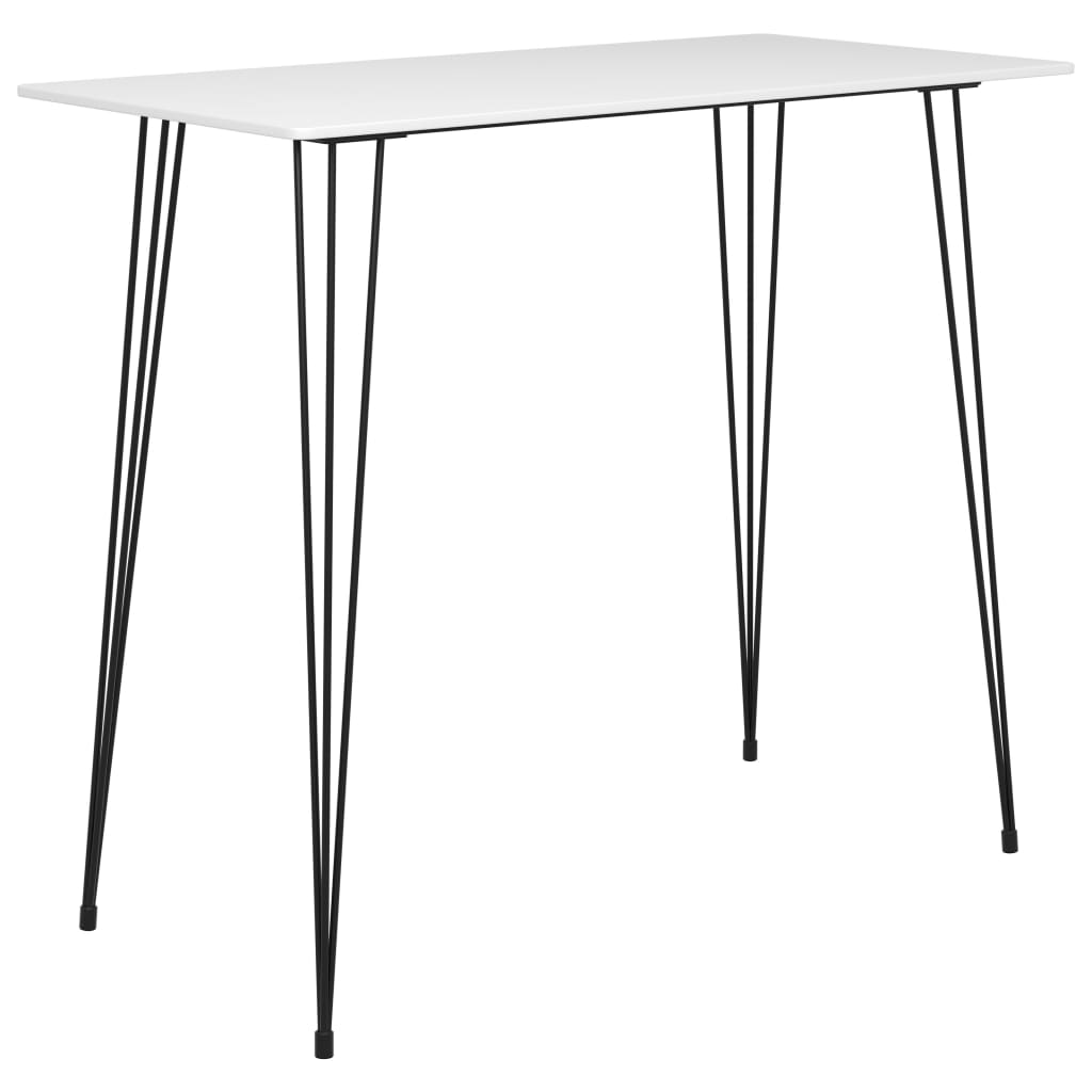 5 Piece Bar Set White and Black- Kitchen & Dining Furniture Sets - HomeShopIreland - Home Shop Ireland - Kitchen & Dining Furniture Sets - 5 Piece Bar Set White and Black