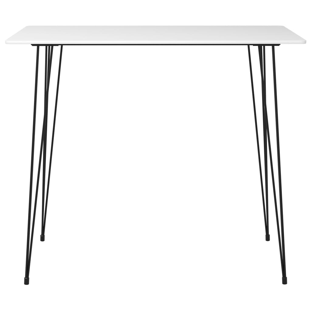 5 Piece Bar Set White and Black- Kitchen & Dining Furniture Sets - HomeShopIreland - Home Shop Ireland - Kitchen & Dining Furniture Sets - 5 Piece Bar Set White and Black