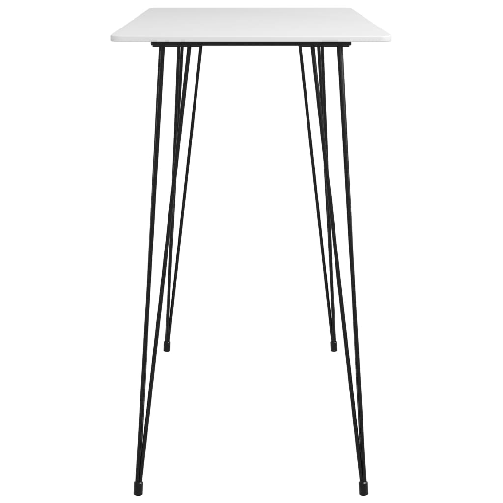 5 Piece Bar Set White and Black- Kitchen & Dining Furniture Sets - HomeShopIreland - Home Shop Ireland - Kitchen & Dining Furniture Sets - 5 Piece Bar Set White and Black