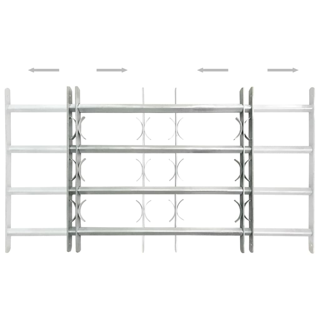Adjustable Security Grilles for Windows 2 pcs 1000-1500 mm- Windows - HomeShopIreland - Home Shop Ireland - Windows - Adjustable Security Grilles for Windows 2 pcs 1000-1500 mm