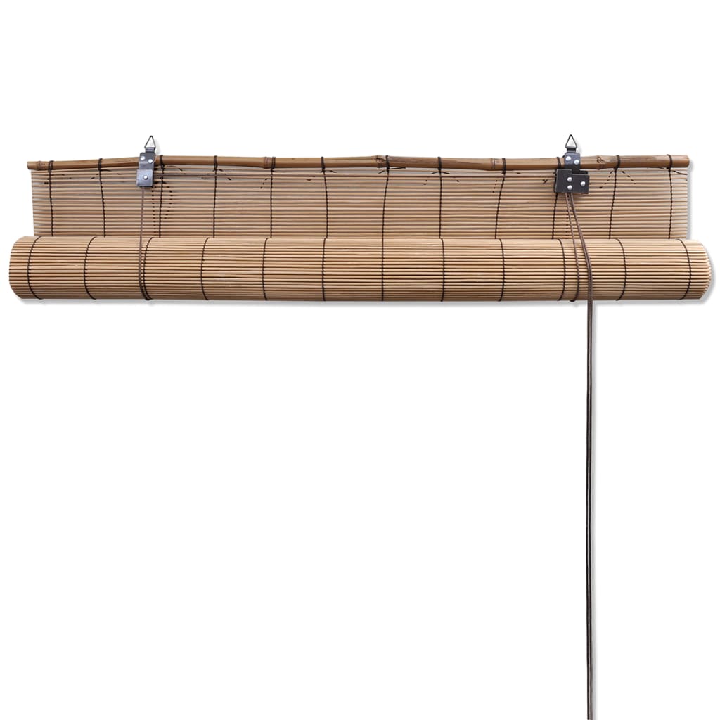 Bamboo Roller Blinds 2 pcs 150x220 cm Brown- Window Blinds & Shades - HomeShopIreland - Home Shop Ireland - Window Blinds & Shades - Bamboo Roller Blinds 2 pcs 150x220 cm Brown
