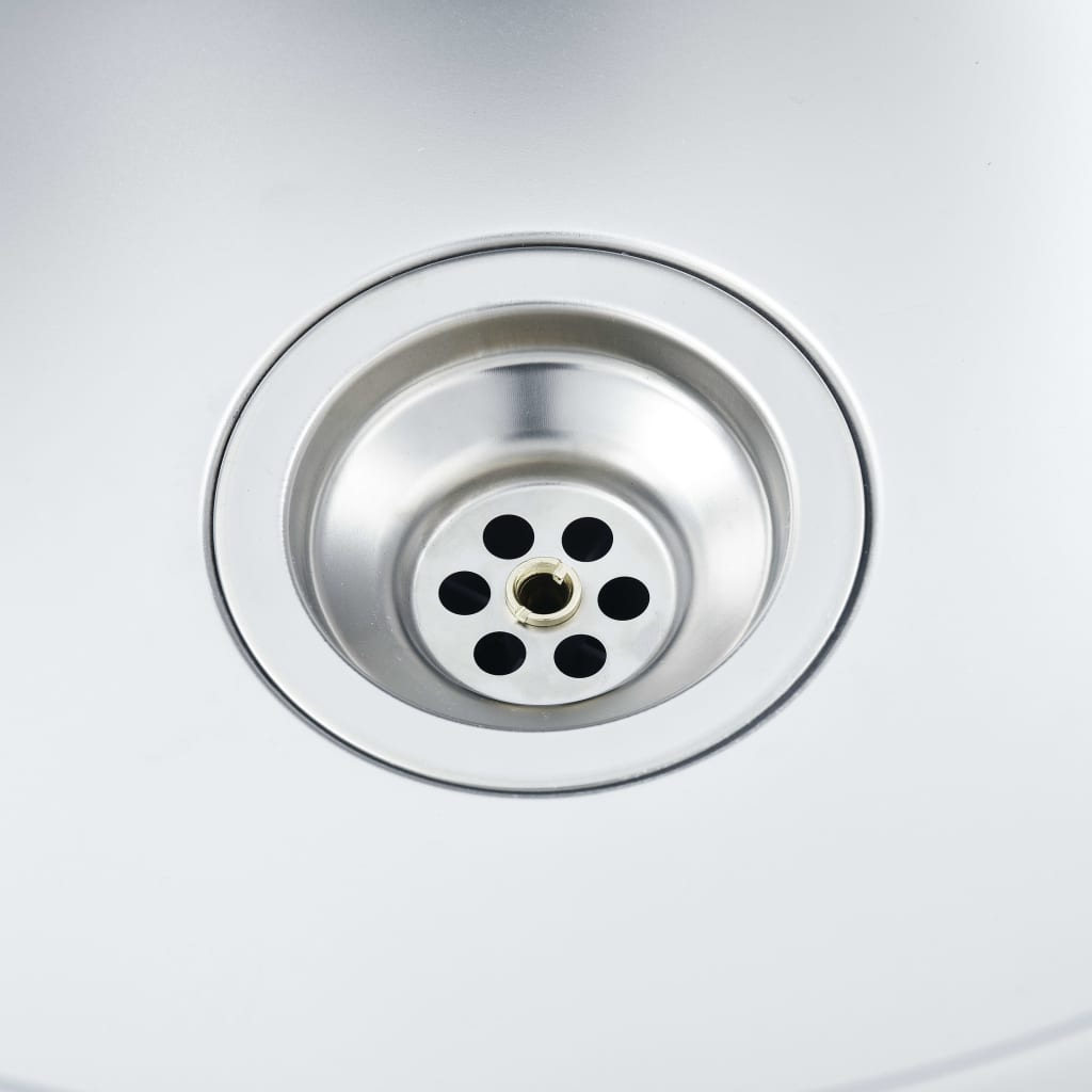 Handmade Kitchen Sink with Strainer Stainless Steel- Kitchen & Utility Sinks - HomeShopIreland - Home Shop Ireland - Kitchen & Utility Sinks - Handmade Kitchen Sink with Strainer Stainless Steel