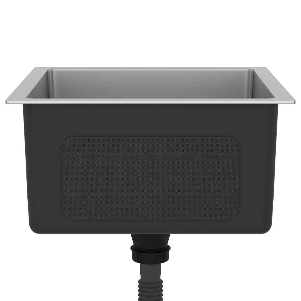 Handmade Kitchen Sink with Strainer Stainless Steel- Kitchen & Utility Sinks - HomeShopIreland - Home Shop Ireland - Kitchen & Utility Sinks - Handmade Kitchen Sink with Strainer Stainless Steel