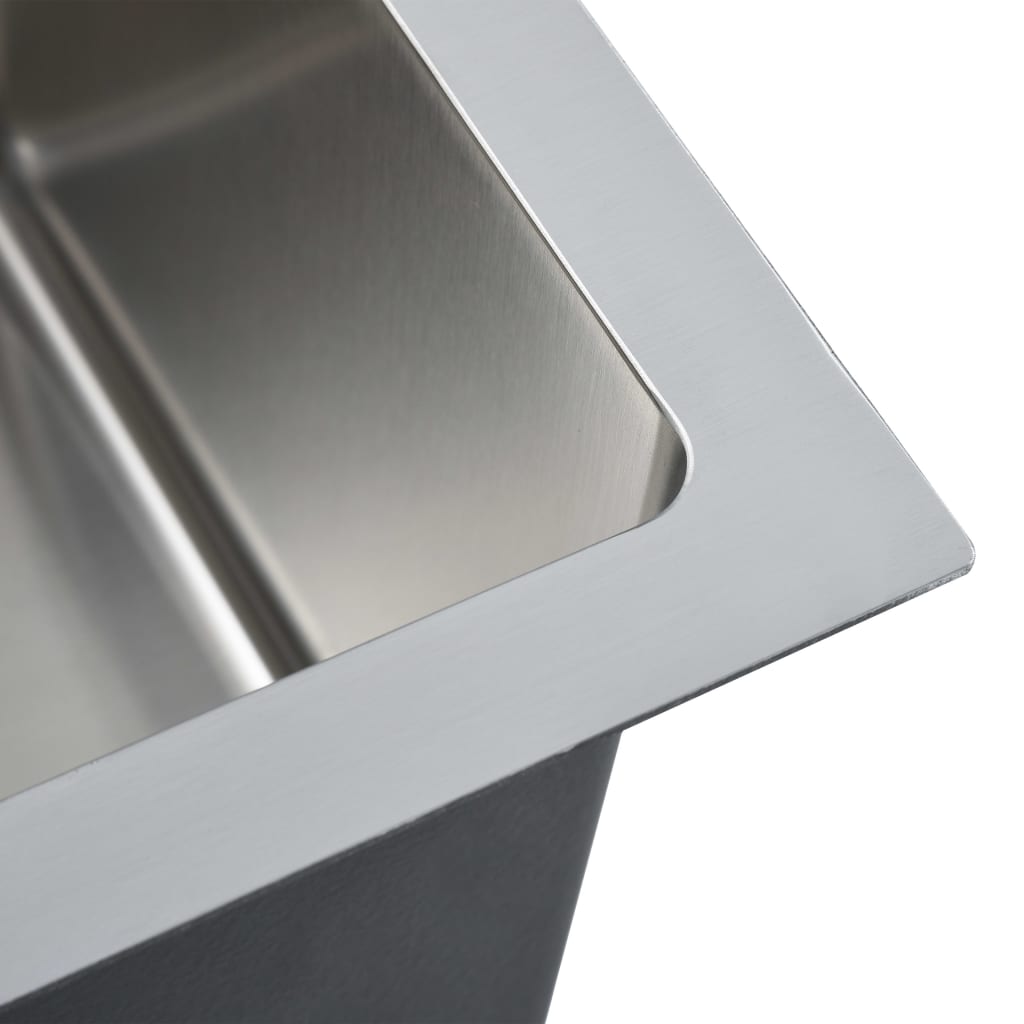 Handmade Kitchen Sink with Strainer Stainless Steel- Kitchen & Utility Sinks - HomeShopIreland - Home Shop Ireland - Kitchen & Utility Sinks - Handmade Kitchen Sink with Strainer Stainless Steel