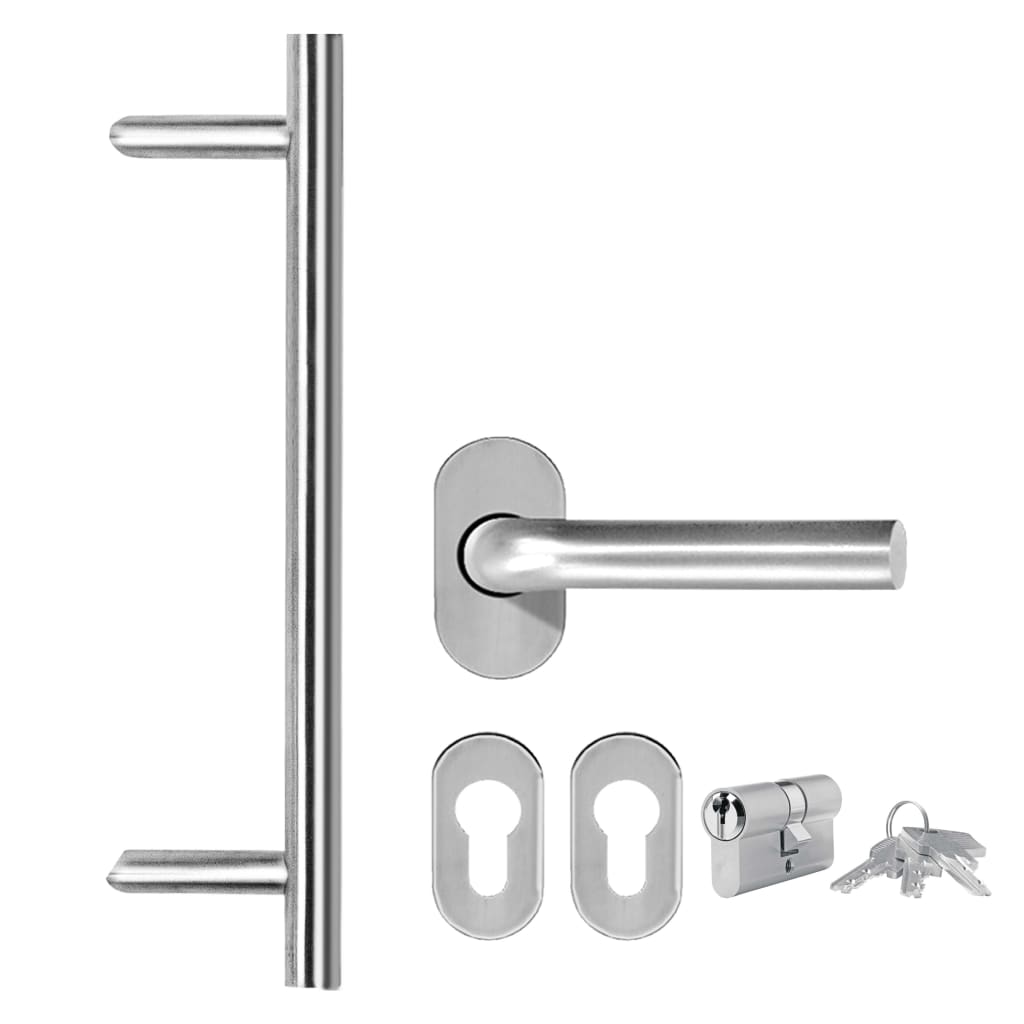 Front Door White 98x208 cm- Home Doors - HomeShopIreland - Home Shop Ireland - Home Doors - Front Door White 98x208 cm