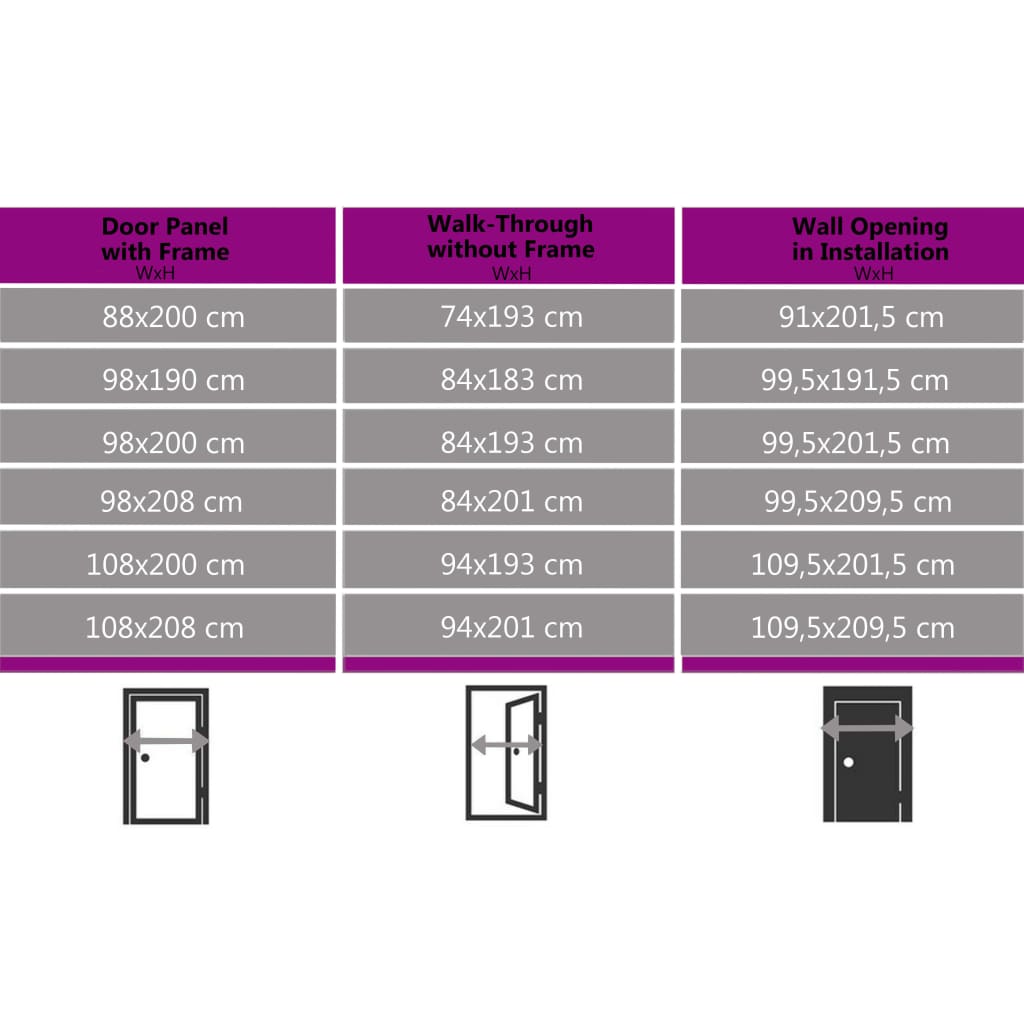 Front Door White 108x200 cm- Home Doors - HomeShopIreland - Home Shop Ireland - Home Doors - Front Door White 108x200 cm
