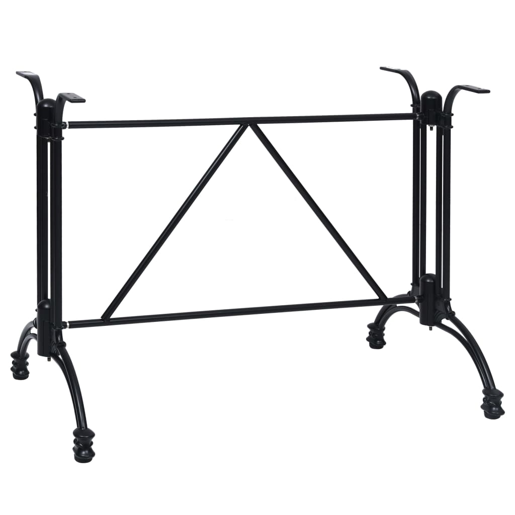 Bistro Table Leg Black 93x60x72 cm Cast Aluminium- Table Legs - HomeShopIreland - Home Shop Ireland - Table Legs - Bistro Table Leg Black 93x60x72 cm Cast Aluminium