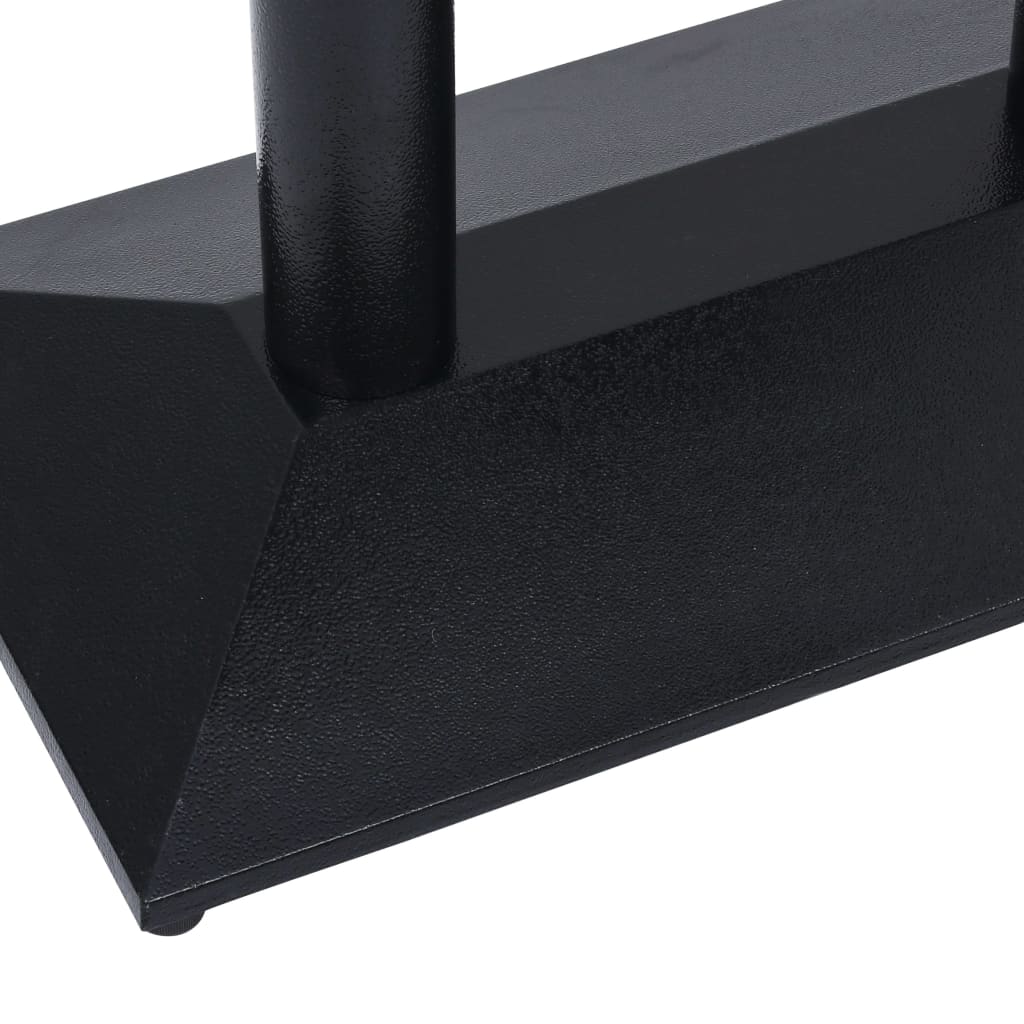 Bistro Table Leg Black 70x40x72 cm Cast Iron- Table Legs - HomeShopIreland - Home Shop Ireland - Table Legs - Bistro Table Leg Black 70x40x72 cm Cast Iron