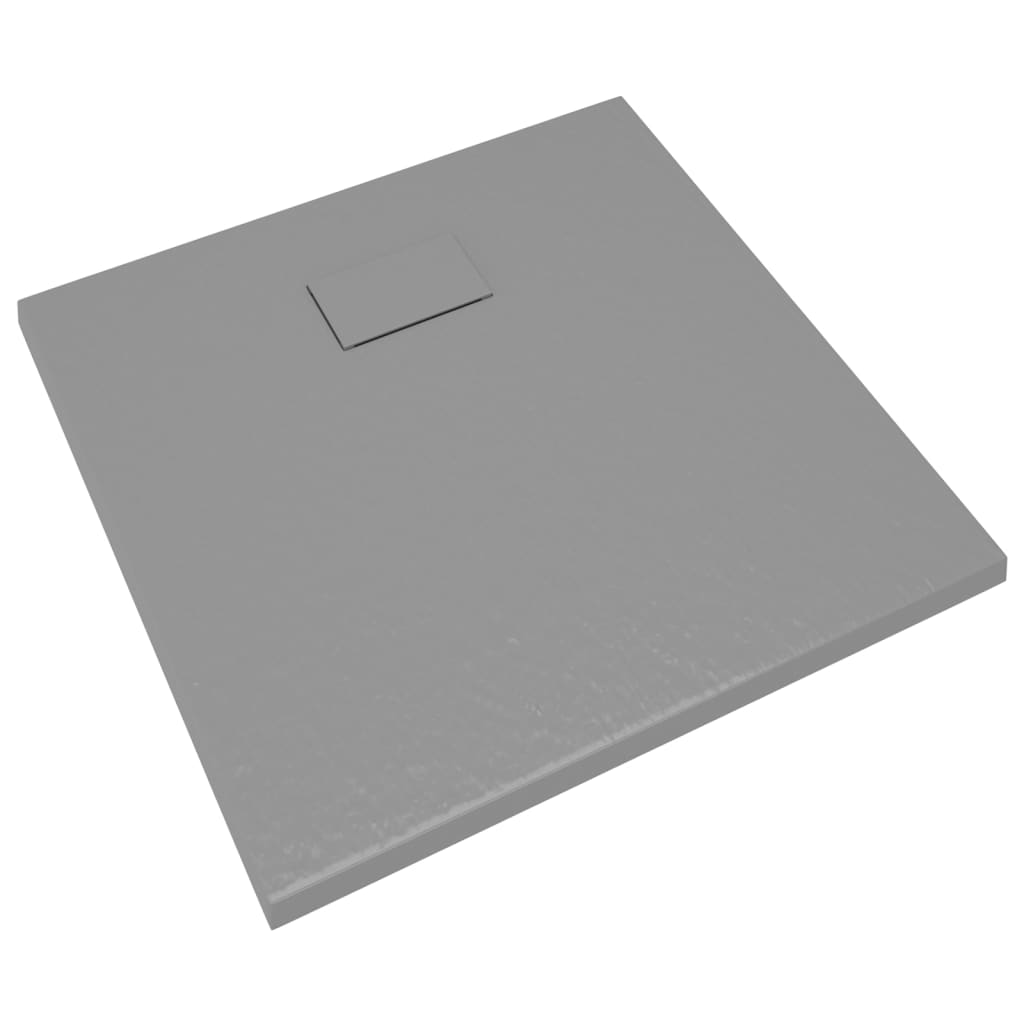 Shower Base Tray SMC Grey 90x90 cm- Shower Bases - HomeShopIreland - Home Shop Ireland - Shower Bases - Shower Base Tray SMC Grey 90x90 cm