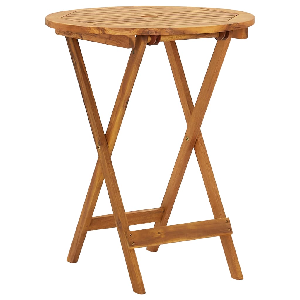 3 Piece Folding Garden Dining Set Solid Acacia Wood- Outdoor Furniture Sets - HomeShopIreland - Home Shop Ireland - Outdoor Furniture Sets - 3 Piece Folding Garden Dining Set Solid Acacia Wood