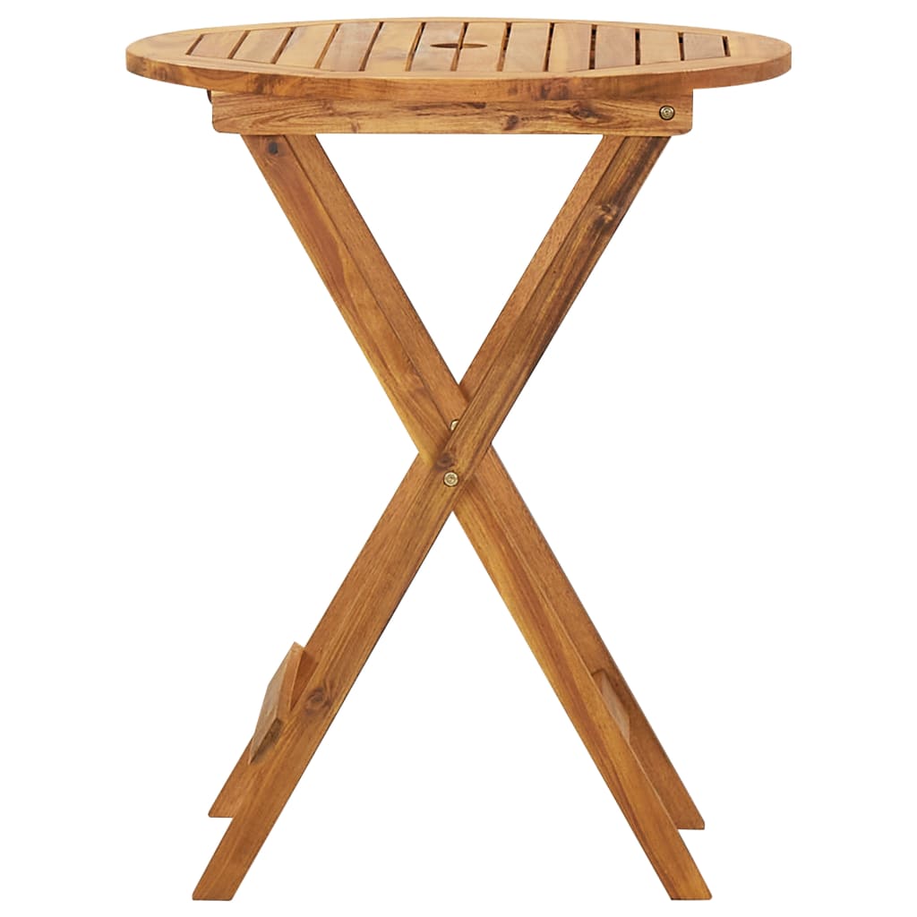 3 Piece Folding Garden Dining Set Solid Acacia Wood- Outdoor Furniture Sets - HomeShopIreland - Home Shop Ireland - Outdoor Furniture Sets - 3 Piece Folding Garden Dining Set Solid Acacia Wood