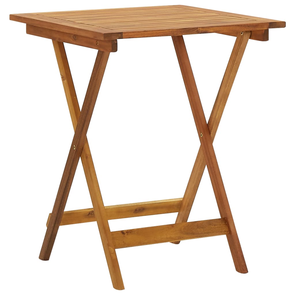 3 Piece Folding Garden Dining Set Solid Acacia Wood- Outdoor Furniture Sets - HomeShopIreland - Home Shop Ireland - Outdoor Furniture Sets - 3 Piece Folding Garden Dining Set Solid Acacia Wood