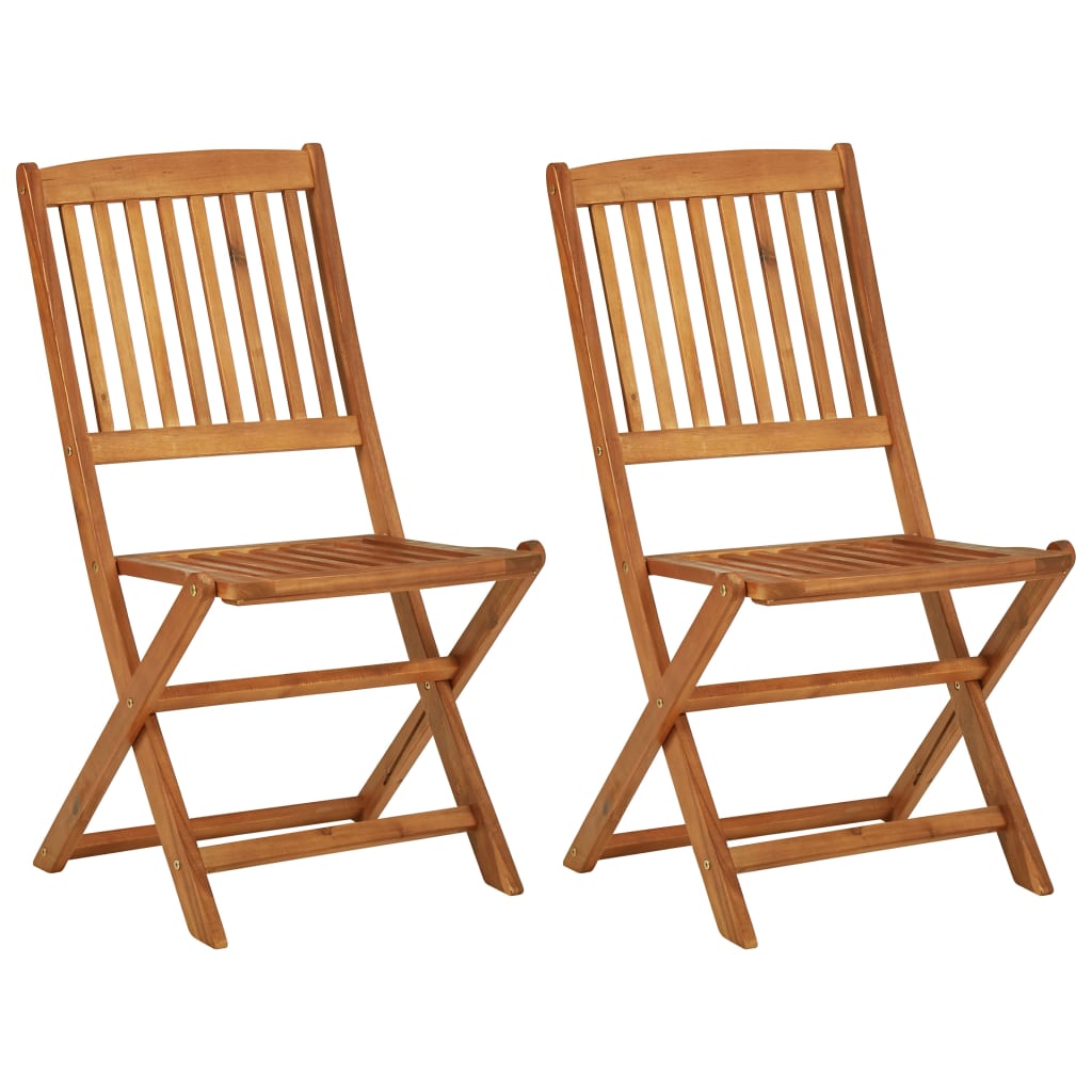 3 Piece Folding Garden Dining Set Solid Acacia Wood- Outdoor Furniture Sets - HomeShopIreland - Home Shop Ireland - Outdoor Furniture Sets - 3 Piece Folding Garden Dining Set Solid Acacia Wood