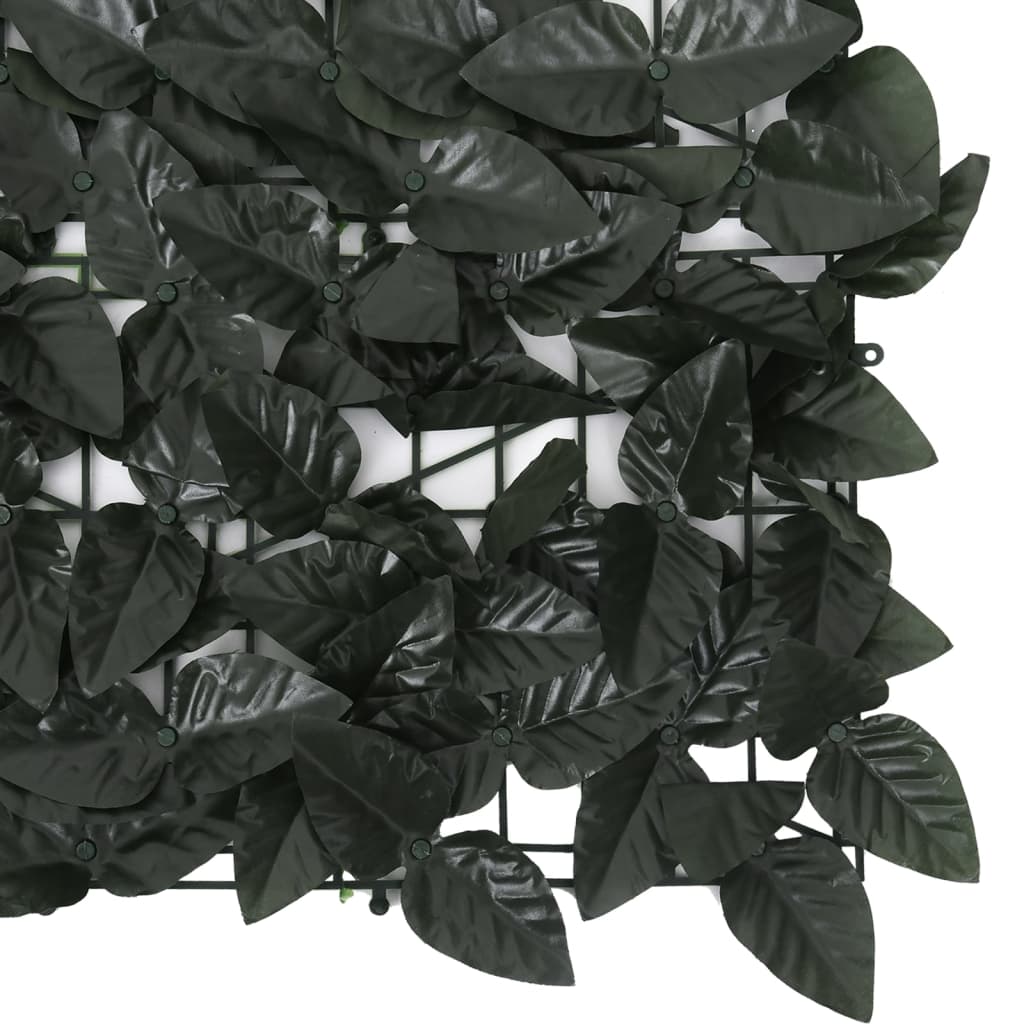 Balcony Screen with Dark Green Leaves 600x150 cm- Outdoor Umbrellas & Sunshades - HomeShopIreland - Home Shop Ireland - Outdoor Umbrellas & Sunshades - Balcony Screen with Dark Green Leaves 600x150 cm
