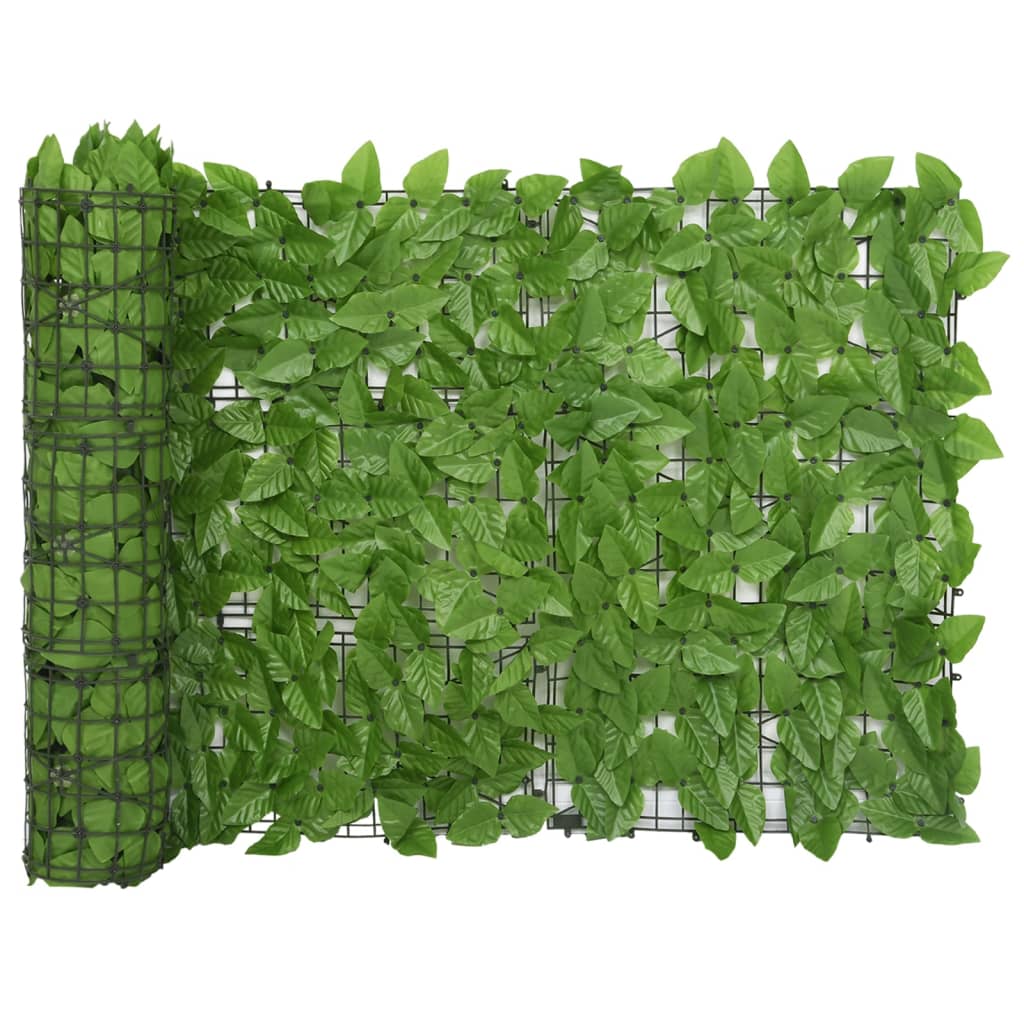 Balcony Screen with Green Leaves 300x75 cm- Outdoor Umbrellas & Sunshades - HomeShopIreland - Home Shop Ireland - Outdoor Umbrellas & Sunshades - Balcony Screen with Green Leaves 300x75 cm