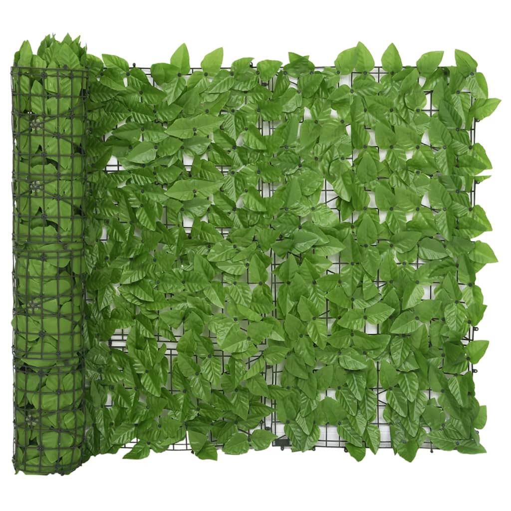 Balcony Screen with Green Leaves 300x100 cm- Outdoor Umbrellas & Sunshades - HomeShopIreland - Home Shop Ireland - Outdoor Umbrellas & Sunshades - Balcony Screen with Green Leaves 300x100 cm