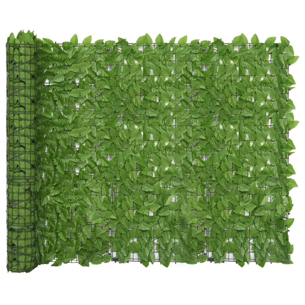 Balcony Screen with Green Leaves 300x150 cm- Outdoor Umbrellas & Sunshades - HomeShopIreland - Home Shop Ireland - Outdoor Umbrellas & Sunshades - Balcony Screen with Green Leaves 300x150 cm