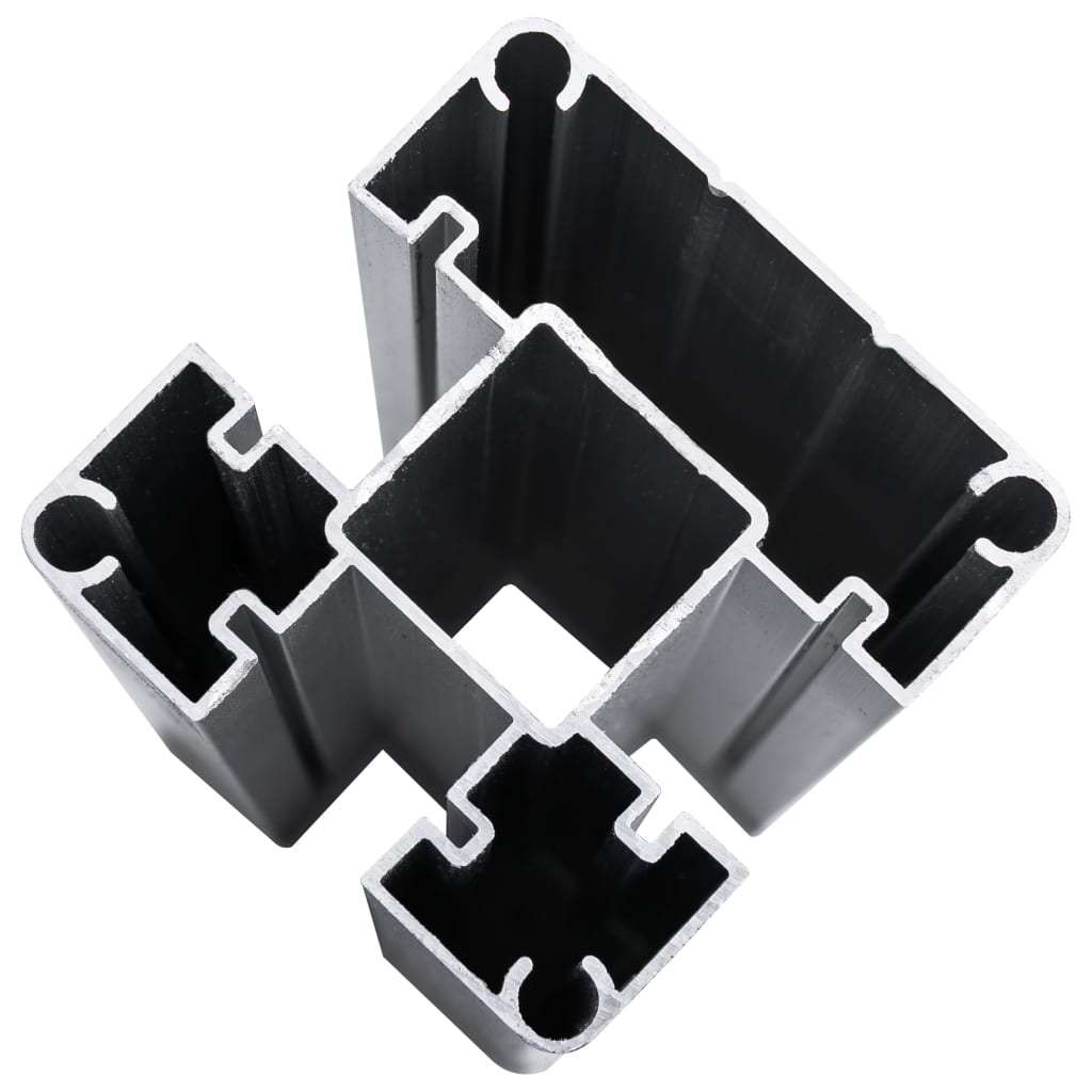 Fence Panel WPC 180x105 cm Black- Fence Panels - HomeShopIreland - Home Shop Ireland - Fence Panels - Fence Panel WPC 180x105 cm Black
