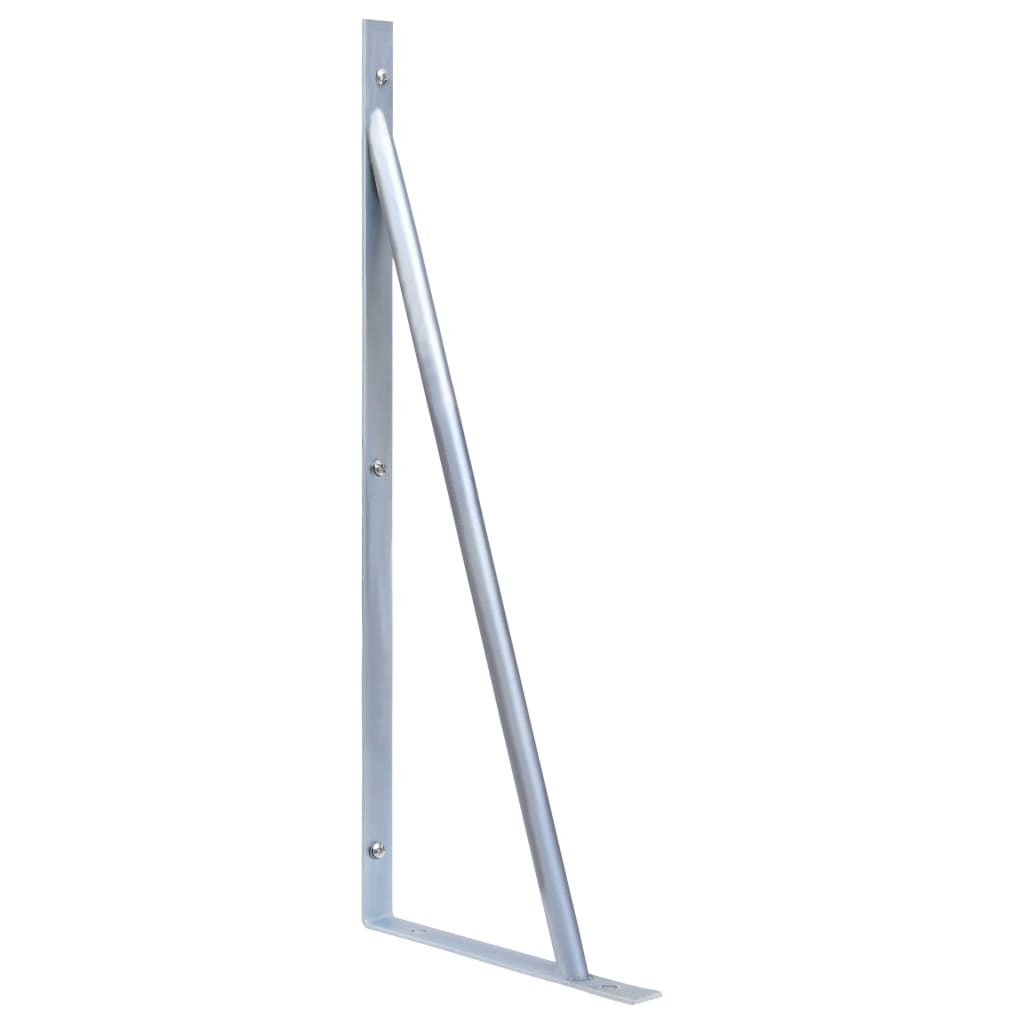 Support Brackets for Fence Post 3 pcs Galvanised Steel- Fence & Gate Accessories - HomeShopIreland - Home Shop Ireland - Fence & Gate Accessories - Support Brackets for Fence Post 3 pcs Galvanised Steel