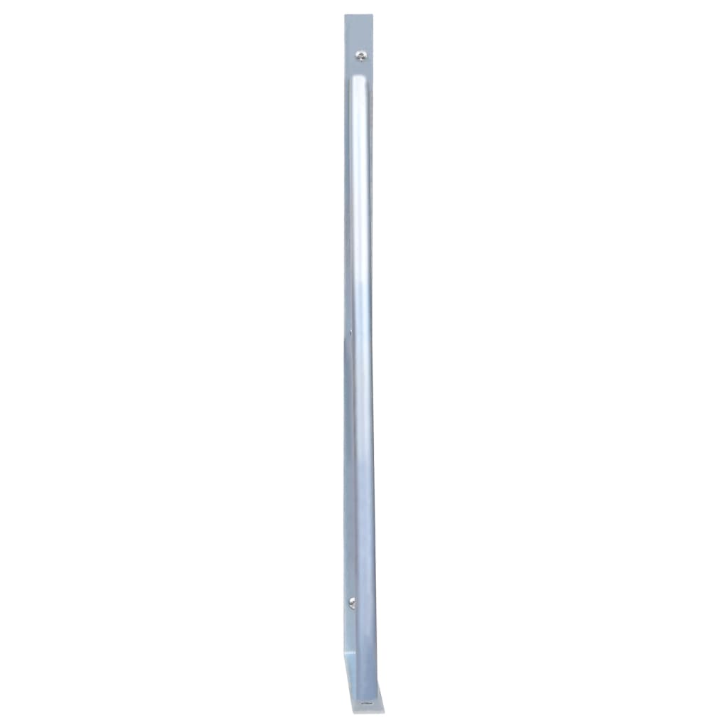 Support Brackets for Fence Post 3 pcs Galvanised Steel- Fence & Gate Accessories - HomeShopIreland - Home Shop Ireland - Fence & Gate Accessories - Support Brackets for Fence Post 3 pcs Galvanised Steel