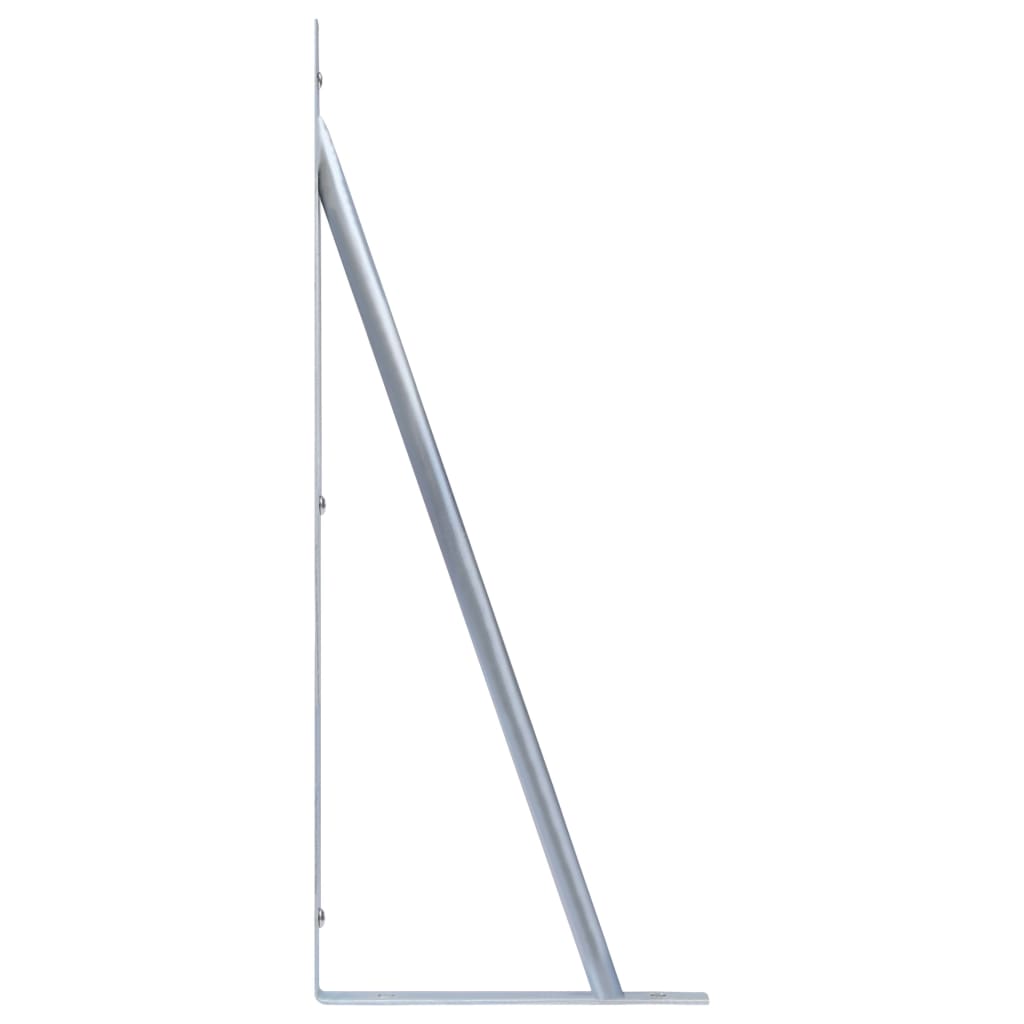 Support Brackets for Fence Post 3 pcs Galvanised Steel- Fence & Gate Accessories - HomeShopIreland - Home Shop Ireland - Fence & Gate Accessories - Support Brackets for Fence Post 3 pcs Galvanised Steel