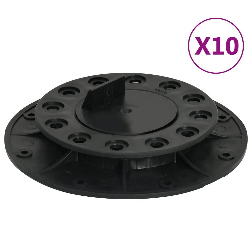 Adjustable Feet for Decking 10 pcs 20-30 mm- Flooring & Carpet - HomeShopIreland - Home Shop Ireland - Flooring & Carpet - Adjustable Feet for Decking 10 pcs 20-30 mm