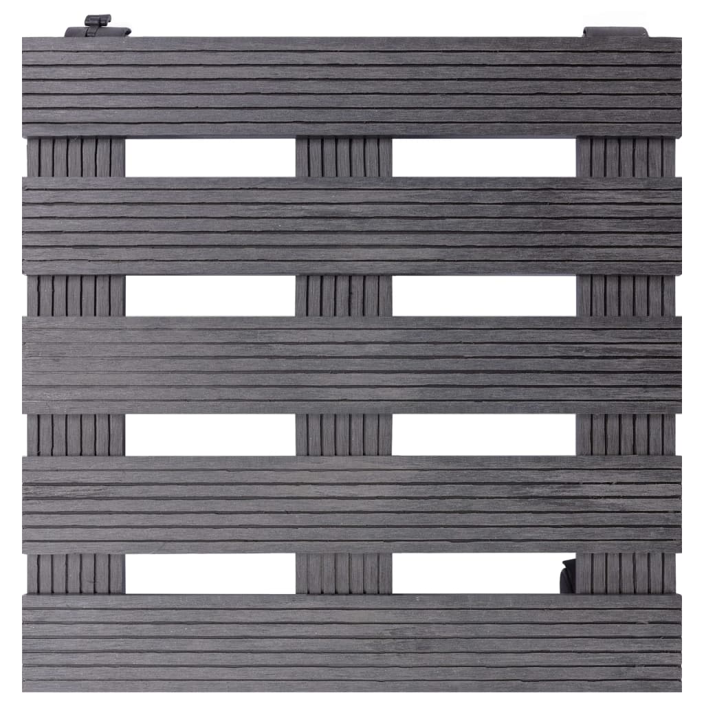 Plant Trolleys 2 pcs Grey 30x30x7.5 cm WPC- Plant Stands - HomeShopIreland - Home Shop Ireland - Plant Stands - Plant Trolleys 2 pcs Grey 30x30x7.5 cm WPC