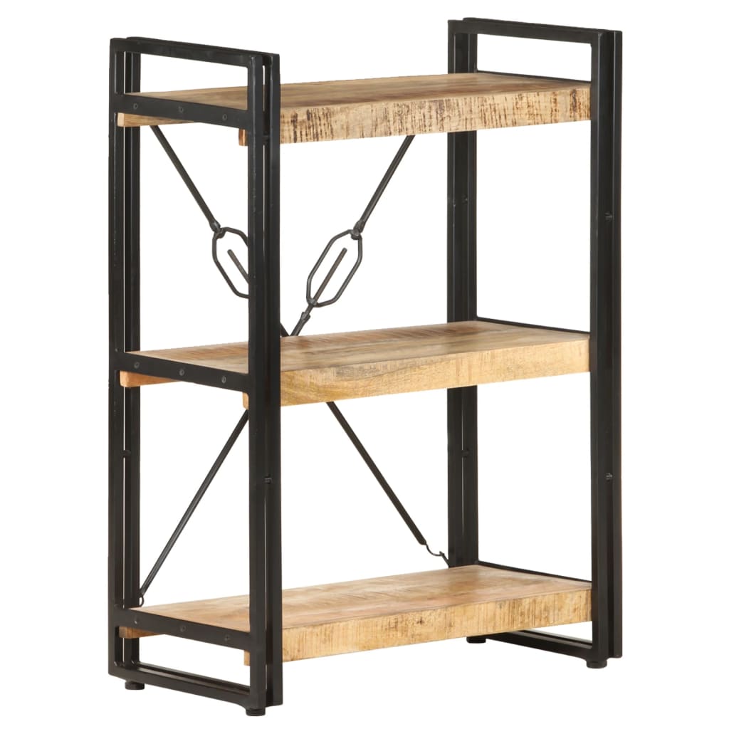 3-Tier Bookcase 60x30x80 cm Solid Mango Wood- Bookcases & Standing Shelves - HomeShopIreland - Home Shop Ireland - Bookcases & Standing Shelves - 3-Tier Bookcase 60x30x80 cm Solid Mango Wood