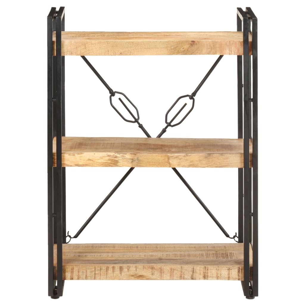 3-Tier Bookcase 60x30x80 cm Solid Mango Wood- Bookcases & Standing Shelves - HomeShopIreland - Home Shop Ireland - Bookcases & Standing Shelves - 3-Tier Bookcase 60x30x80 cm Solid Mango Wood