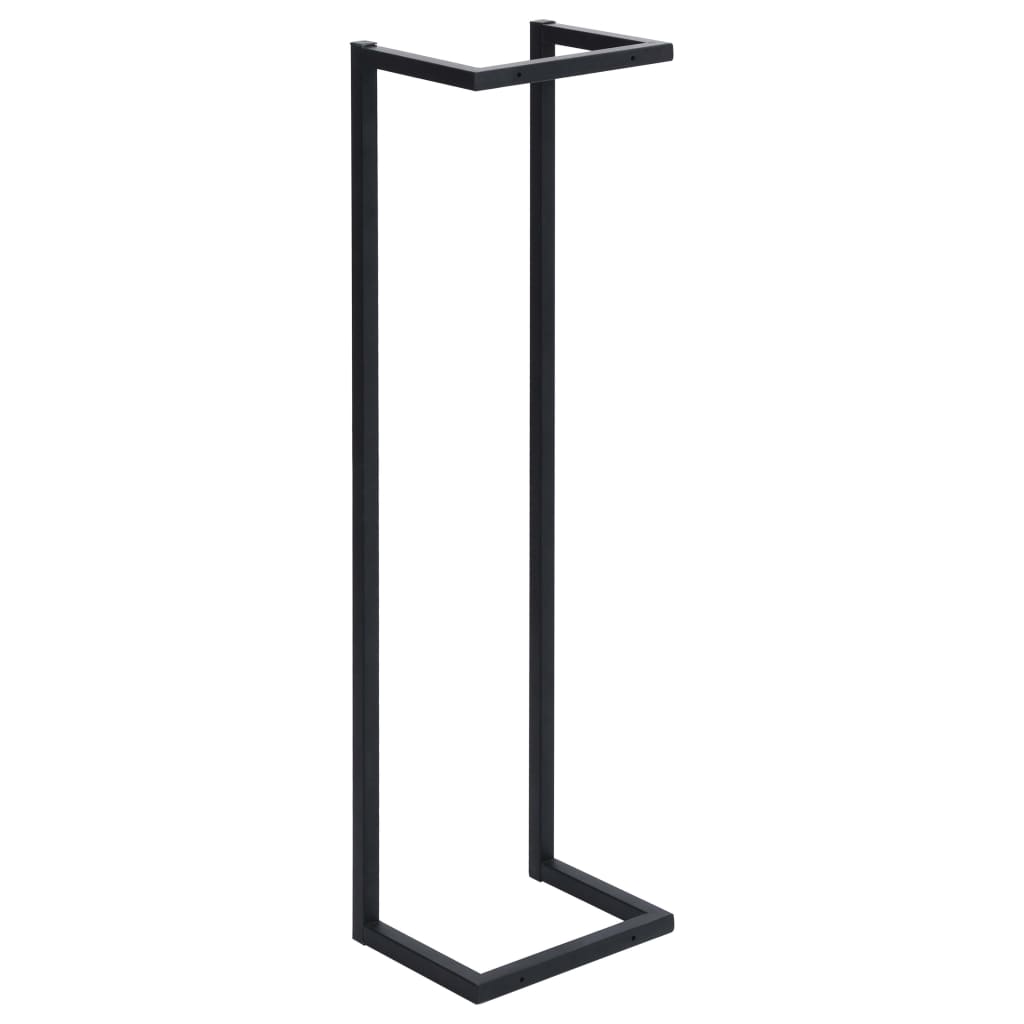 Towel Rack Black 25x20x95 cm Iron- Towel Racks & Holders - HomeShopIreland - Home Shop Ireland - Towel Racks & Holders - Towel Rack Black 25x20x95 cm Iron
