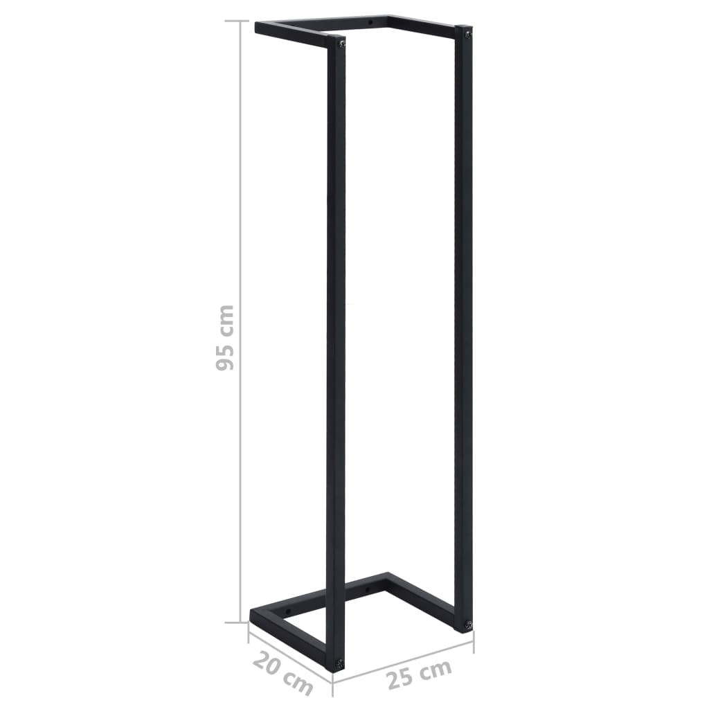 Towel Rack Black 25x20x95 cm Iron- Towel Racks & Holders - HomeShopIreland - Home Shop Ireland - Towel Racks & Holders - Towel Rack Black 25x20x95 cm Iron