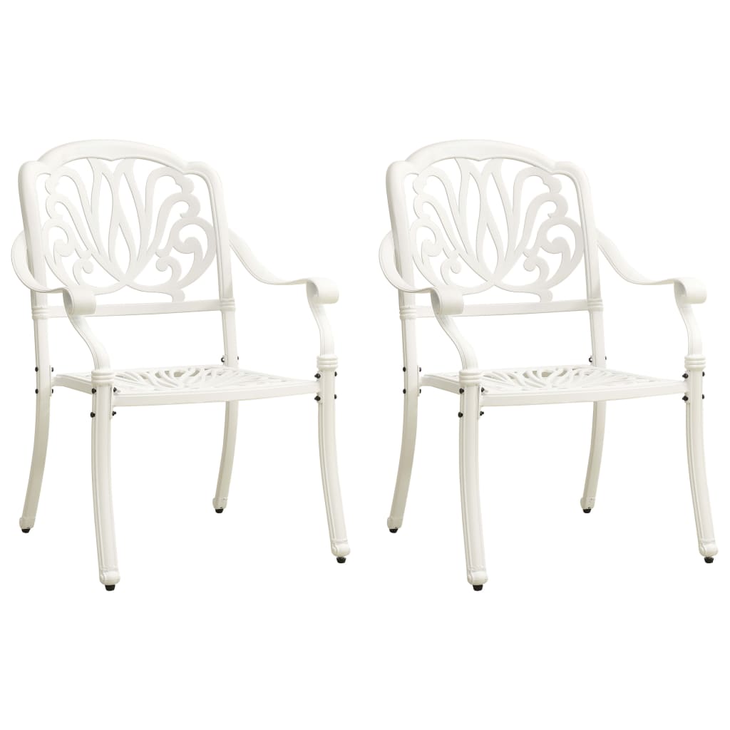 White aluminum outdoor dining chairs new arrivals