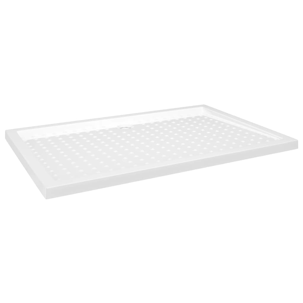 Shower Base Tray with Dots White 80x120x4 cm ABS- Shower Bases - HomeShopIreland - Home Shop Ireland - Shower Bases - Shower Base Tray with Dots White 80x120x4 cm ABS