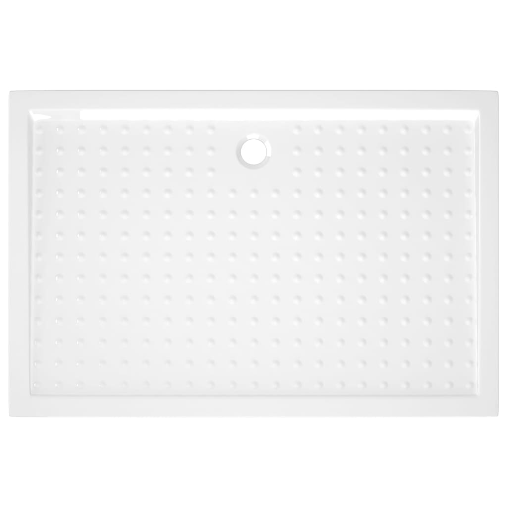 Shower Base Tray with Dots White 80x120x4 cm ABS- Shower Bases - HomeShopIreland - Home Shop Ireland - Shower Bases - Shower Base Tray with Dots White 80x120x4 cm ABS