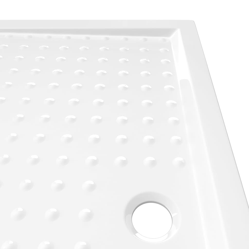 Shower Base Tray with Dots White 80x120x4 cm ABS- Shower Bases - HomeShopIreland - Home Shop Ireland - Shower Bases - Shower Base Tray with Dots White 80x120x4 cm ABS