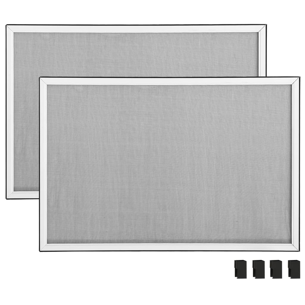 Extendable Insect Screen for Windows White- Window Screens - HomeShopIreland - Home Shop Ireland - Window Screens - Extendable Insect Screen for Windows White