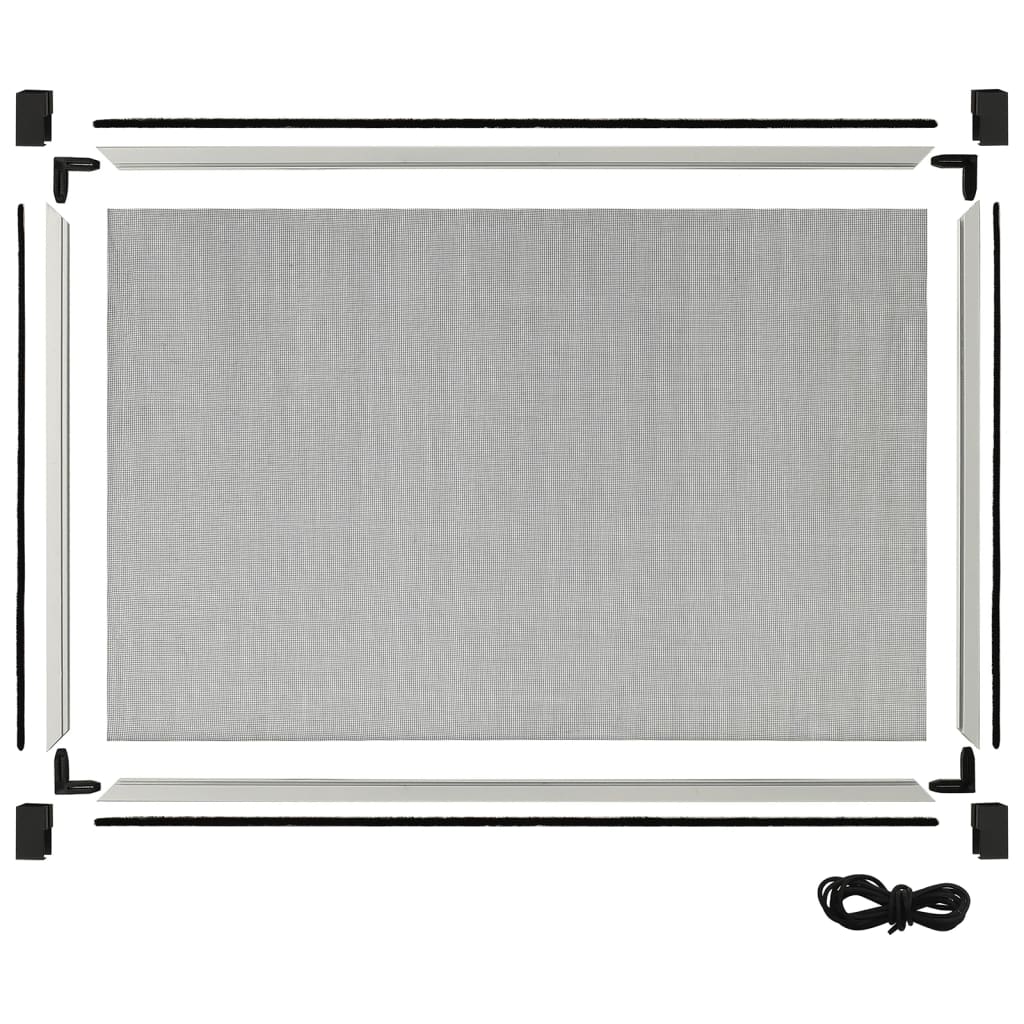 Extendable Insect Screen for Windows White- Window Screens - HomeShopIreland - Home Shop Ireland - Window Screens - Extendable Insect Screen for Windows White