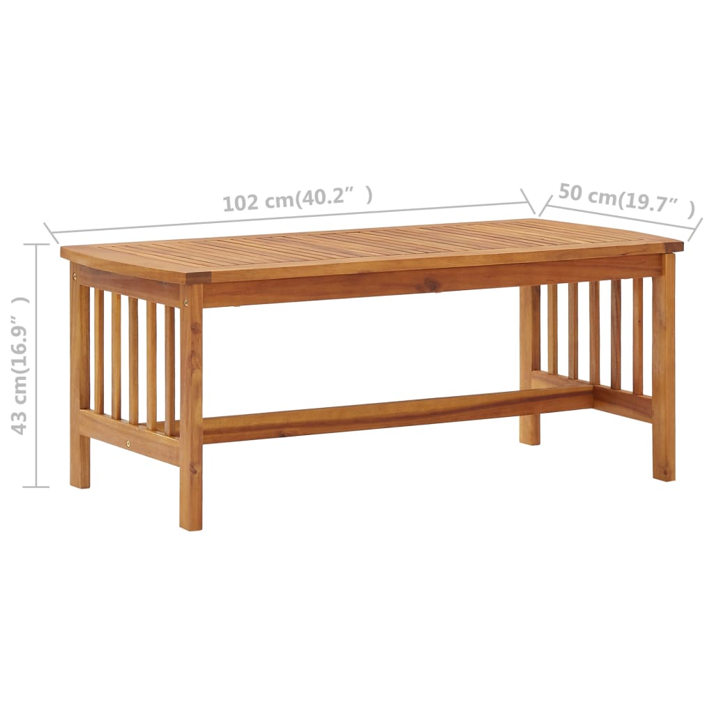 5 Piece Garden Lounge Set Solid Acacia Wood- Outdoor Furniture Sets - HomeShopIreland - Home Shop Ireland - Outdoor Furniture Sets - 5 Piece Garden Lounge Set Solid Acacia Wood