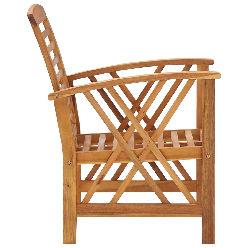 4 Piece Garden Lounge Set Solid Acacia Wood- Outdoor Furniture Sets - HomeShopIreland - Home Shop Ireland - Outdoor Furniture Sets - 4 Piece Garden Lounge Set Solid Acacia Wood