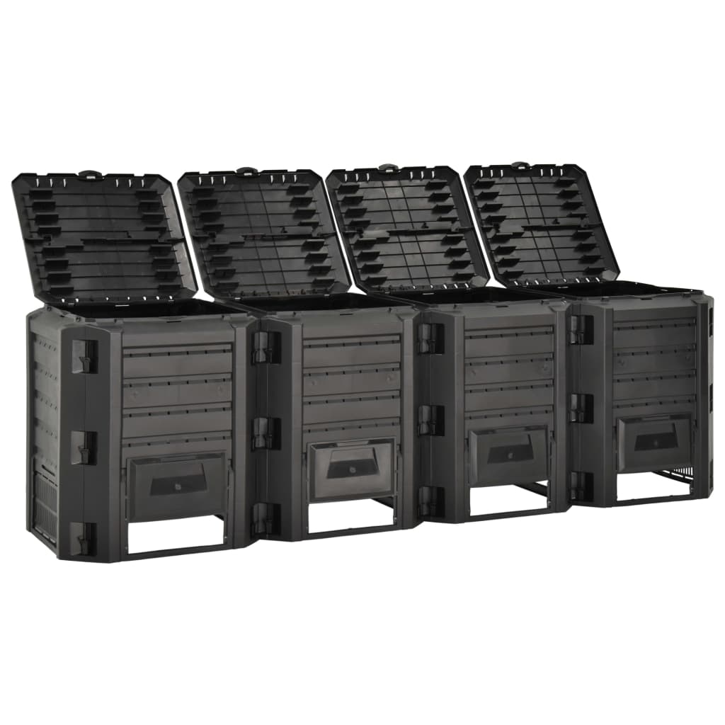 Garden Composter Black 1600 L- Composters - HomeShopIreland - Home Shop Ireland - Composters - Garden Composter Black 1600 L