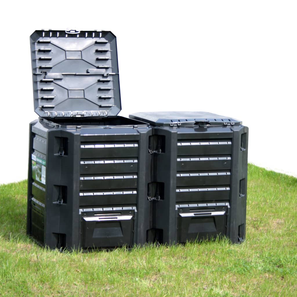 Garden Composter Black 1600 L- Composters - HomeShopIreland - Home Shop Ireland - Composters - Garden Composter Black 1600 L