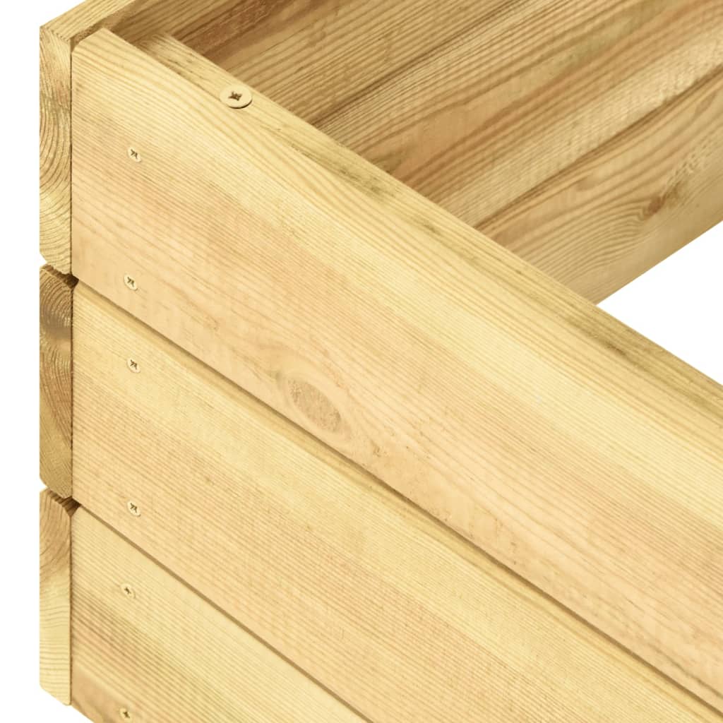 Sun Lounger with Table Green Impregnated Pinewood- Sunloungers - HomeShopIreland - Home Shop Ireland - Sunloungers - Sun Lounger with Table Green Impregnated Pinewood
