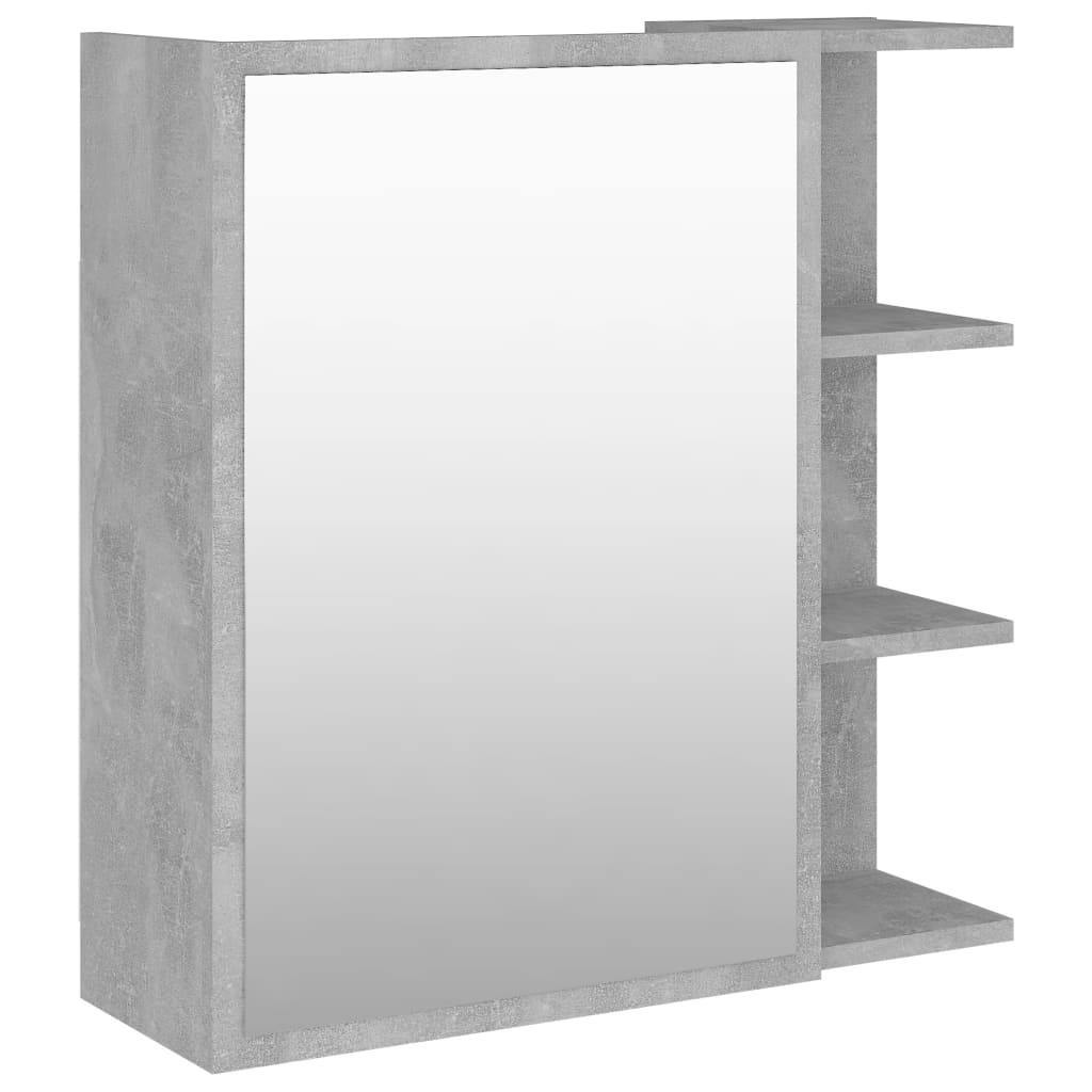 Bathroom Mirror Cabinet Concrete Grey 62.5x20.5x64 cm Chipboard- Bathroom Vanity Units - HomeShopIreland - Home Shop Ireland - Bathroom Vanity Units - Bathroom Mirror Cabinet Concrete Grey 62.5x20.5x64 cm Chipboard