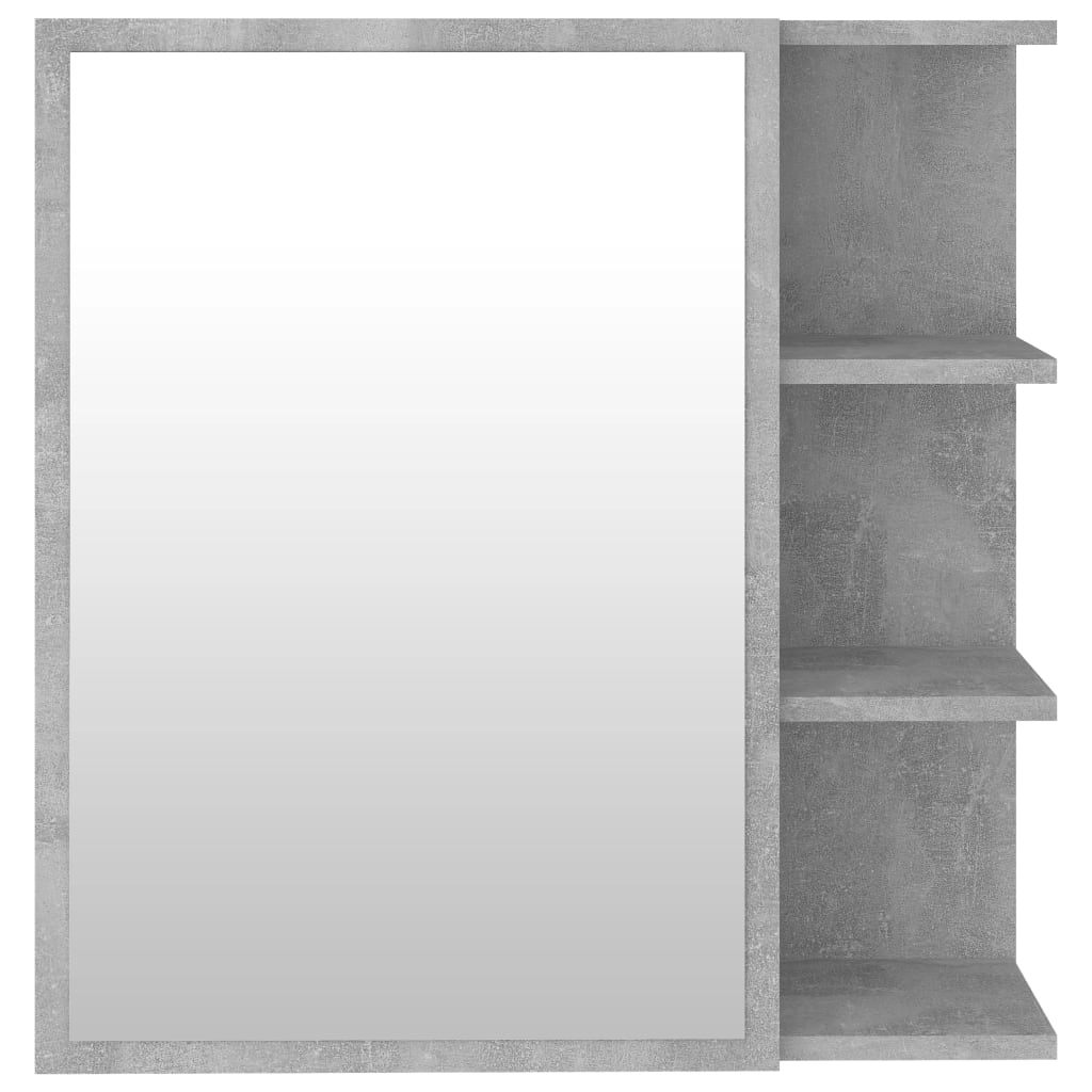 Bathroom Mirror Cabinet Concrete Grey 62.5x20.5x64 cm Chipboard- Bathroom Vanity Units - HomeShopIreland - Home Shop Ireland - Bathroom Vanity Units - Bathroom Mirror Cabinet Concrete Grey 62.5x20.5x64 cm Chipboard