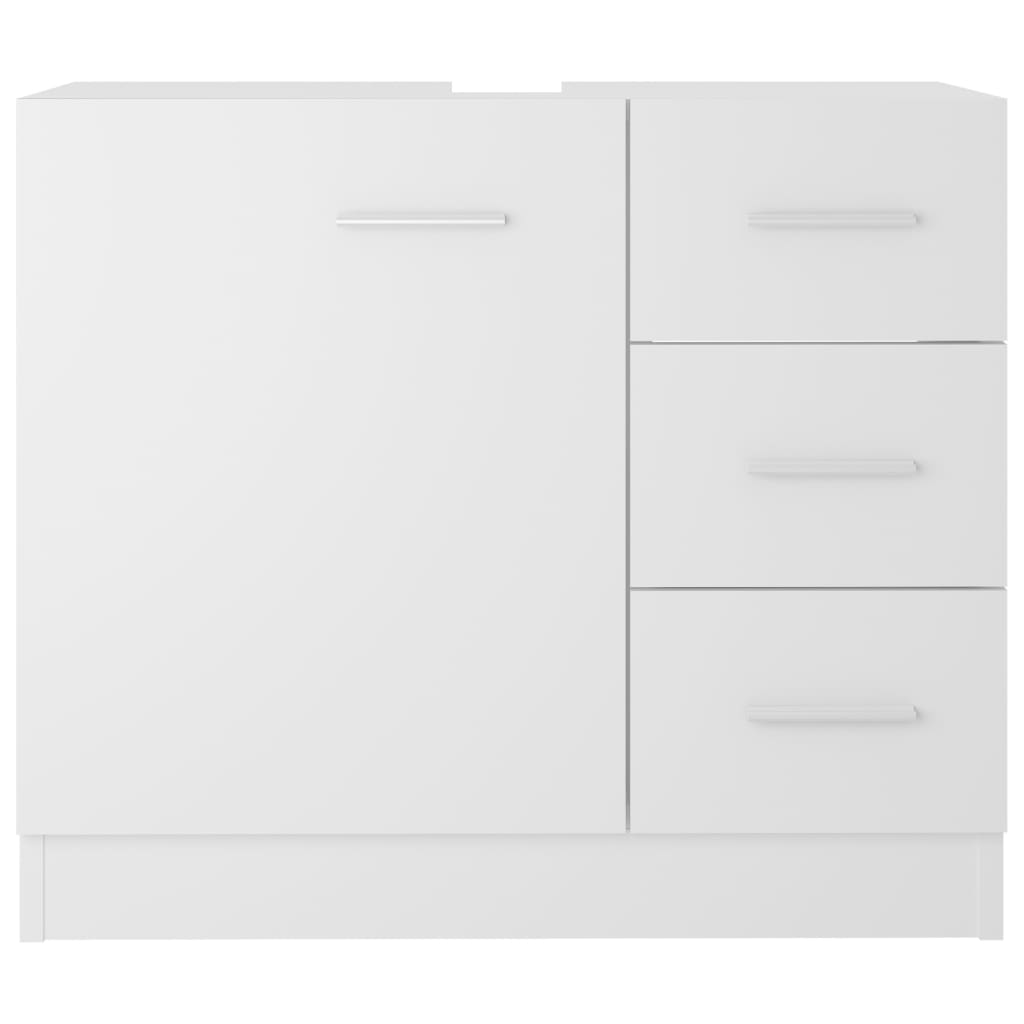 Sink Cabinet White 63x30x54 cm Chipboard- Bathroom Furniture Sets - HomeShopIreland - Home Shop Ireland - Bathroom Furniture Sets - Sink Cabinet White 63x30x54 cm Chipboard