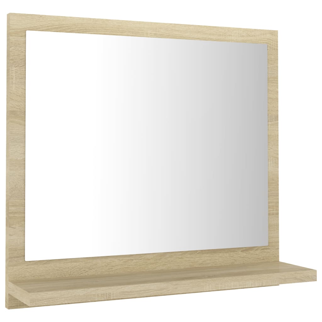 Bathroom Mirror Sonoma Oak 40x10.5x37 cm Chipboard- Bathroom Vanity Units - HomeShopIreland - Home Shop Ireland - Bathroom Vanity Units - Bathroom Mirror Sonoma Oak 40x10.5x37 cm Chipboard