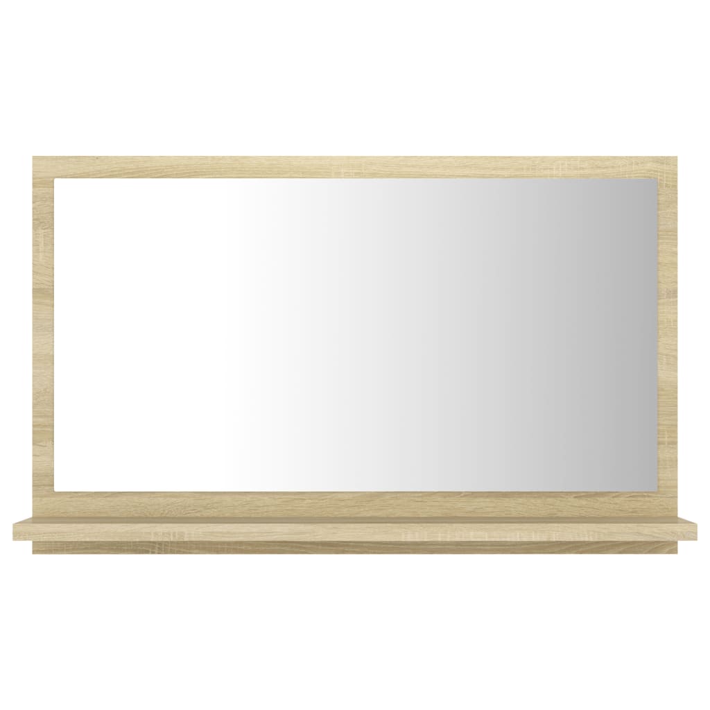 Bathroom Mirror Sonoma Oak 60x10.5x37 cm Chipboard- Bathroom Vanity Units - HomeShopIreland - Home Shop Ireland - Bathroom Vanity Units - Bathroom Mirror Sonoma Oak 60x10.5x37 cm Chipboard