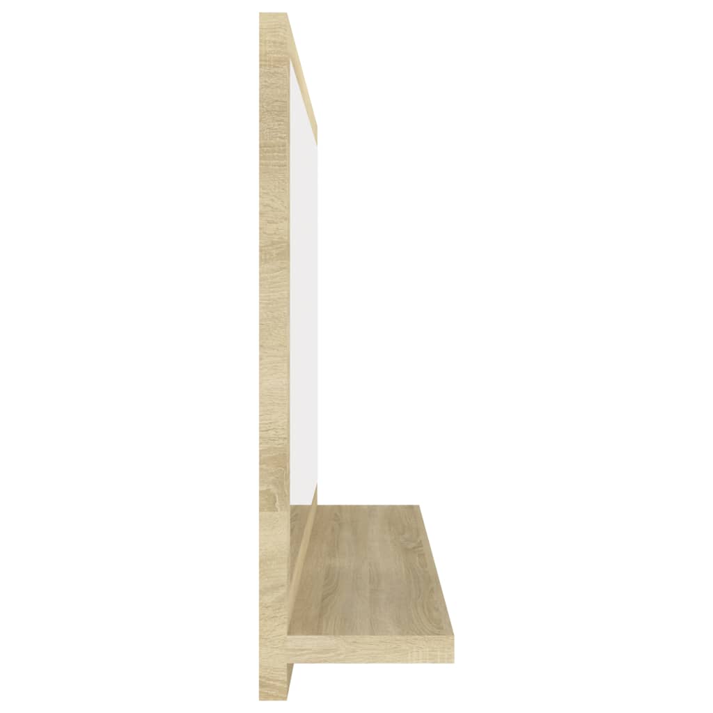 Bathroom Mirror Sonoma Oak 60x10.5x37 cm Chipboard- Bathroom Vanity Units - HomeShopIreland - Home Shop Ireland - Bathroom Vanity Units - Bathroom Mirror Sonoma Oak 60x10.5x37 cm Chipboard