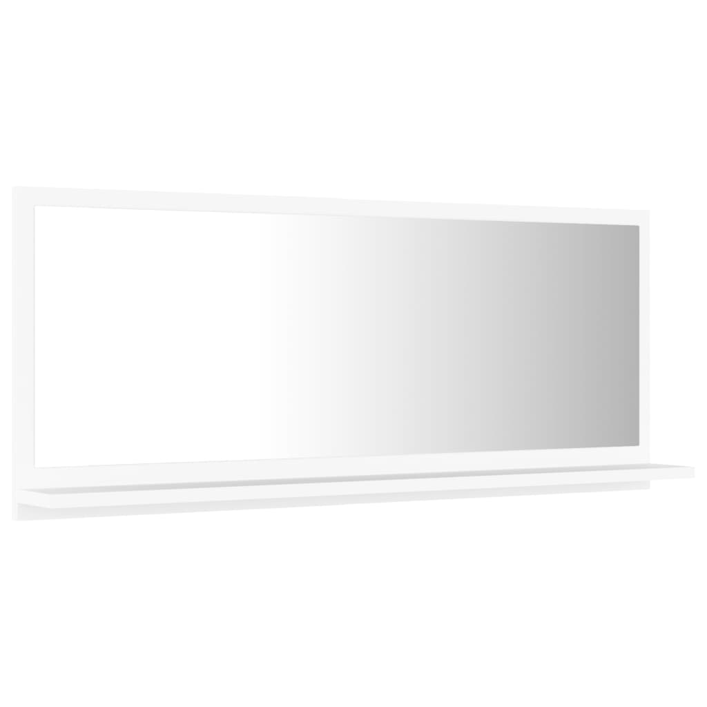 Bathroom Mirror White 90x10.5x37 cm Chipboard- Bathroom Vanity Units - HomeShopIreland - Home Shop Ireland - Bathroom Vanity Units - Bathroom Mirror White 90x10.5x37 cm Chipboard